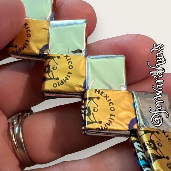 Recycled Candy Wrapper Purse from Mexico - Picture 6 of 10